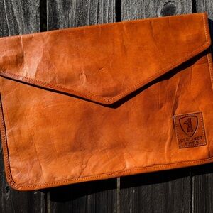 Vintage Leather Document Folder Berliner Bags